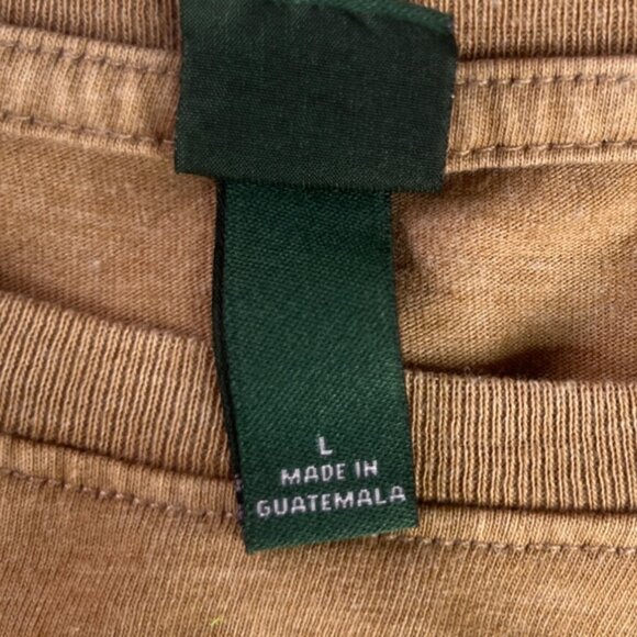 Wild Fable Cropped Tshirt Womens Large Caramelized Walnut Brown New - Picture 6 of 9